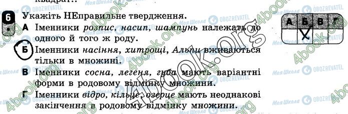 ГДЗ Українська мова 10 клас сторінка Вар.1 (6)